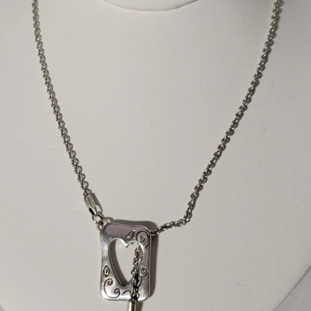 Brighton Silver Amour/Love Pendant Necklace.
Brighton retired and loved piece. - Picture 4 of 6
